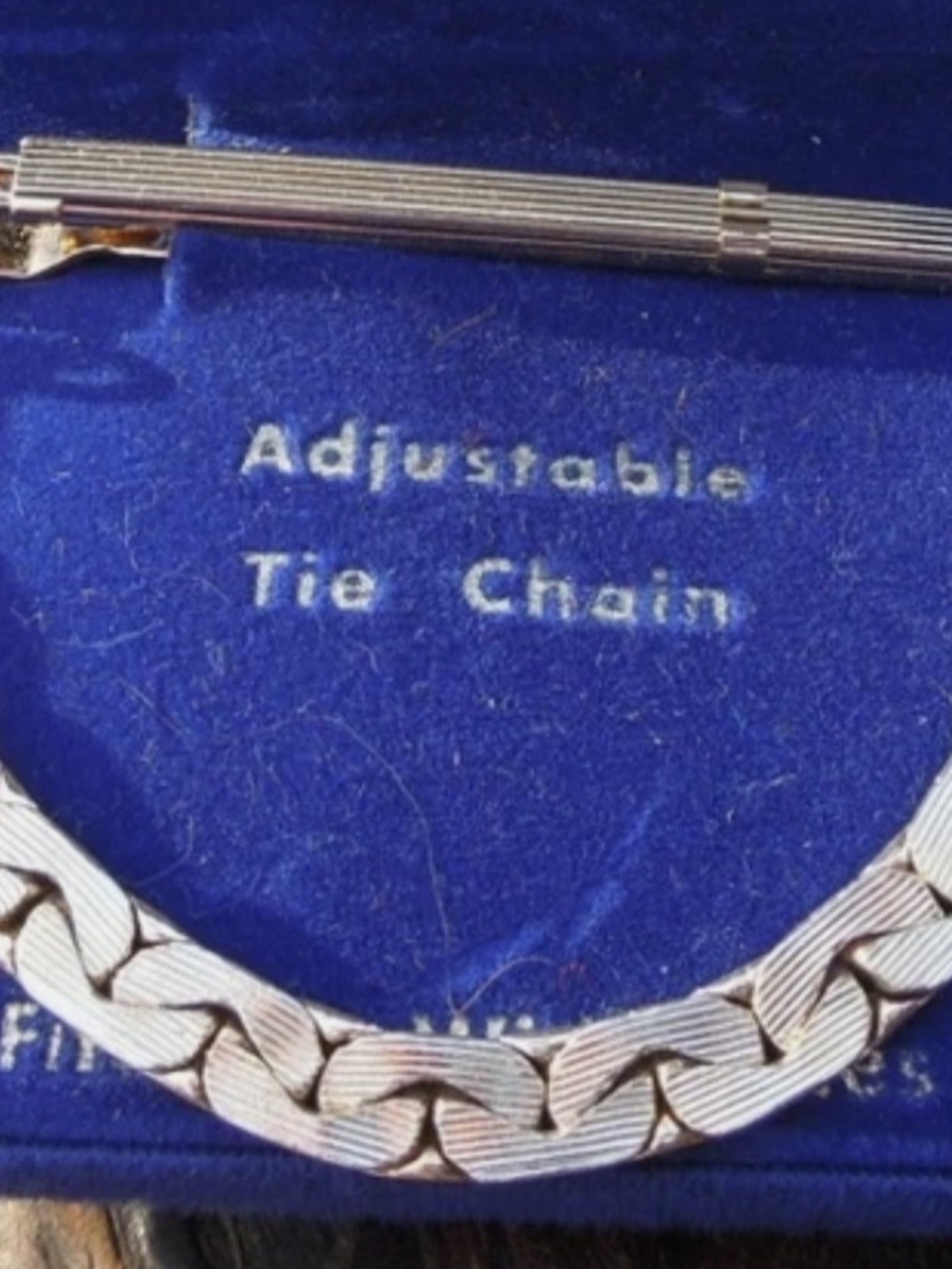 Gold Adjustable Men's Tie Chain